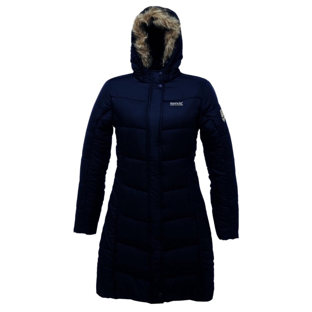 REGATTA GREAT OUTDOORS BLISSFULL ll PARKA - NAVY SIZE 18 (NEW WITH TAGS) A22